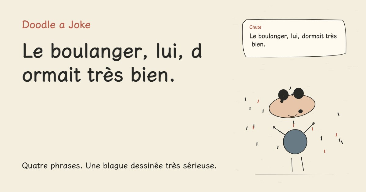 J'ai voulu cuire le croissant parfait. Le boulanger, lui, dormait très bien.