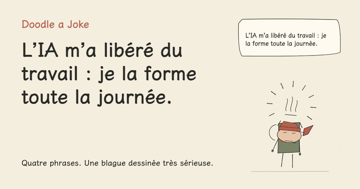 L’IA m’a libéré du travail : je la forme toute la journée.