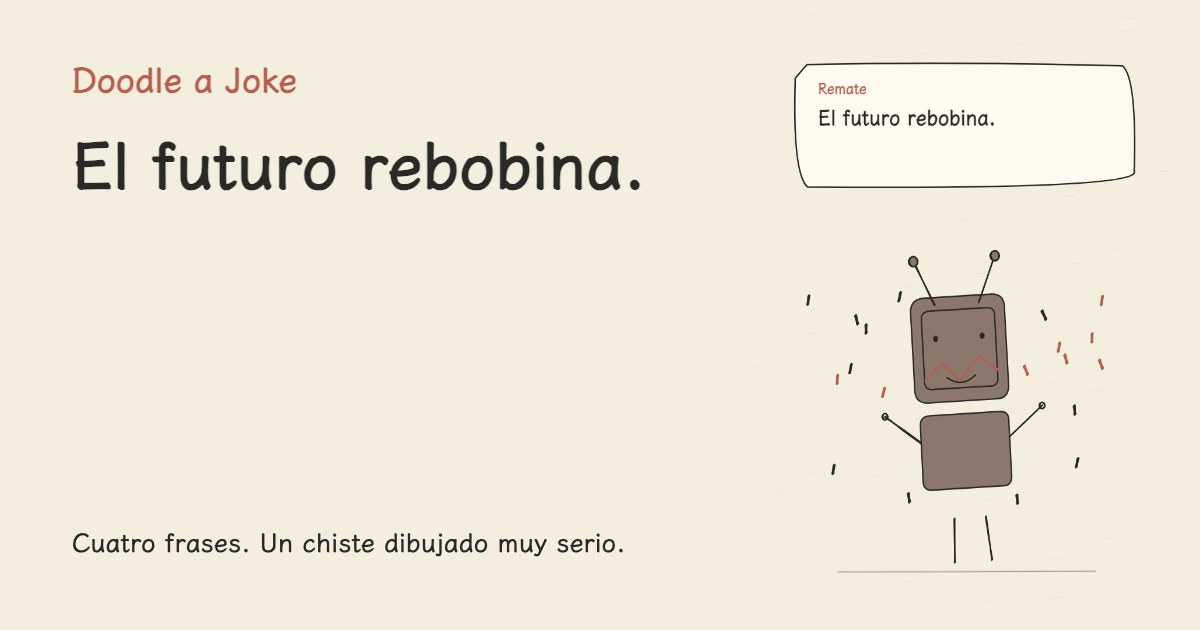 Guardé mis datos en la nube. El futuro rebobina.