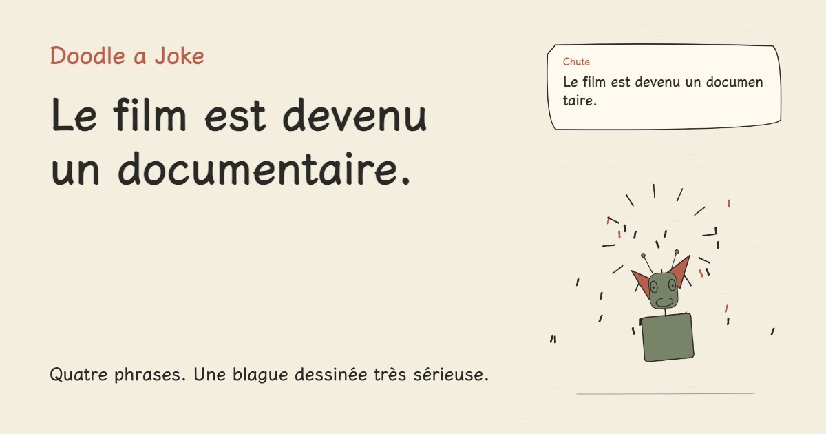 Mon lundi avait une belle lumière. Le film est devenu un documentaire.