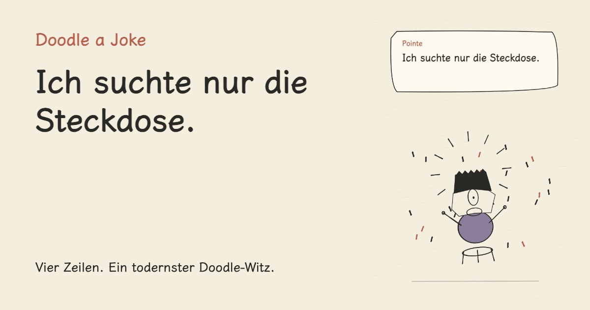 Ich brachte Aura ins Meeting. Ich suchte nur die Steckdose.