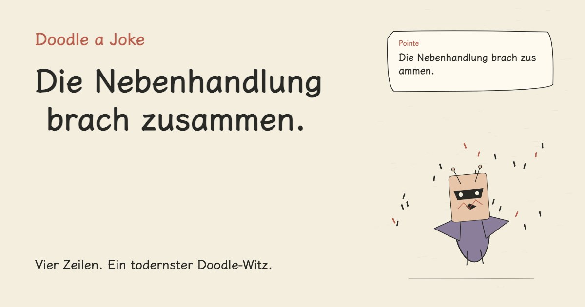 Ich ging als NPC zur Kantine. Die Nebenhandlung brach zusammen.