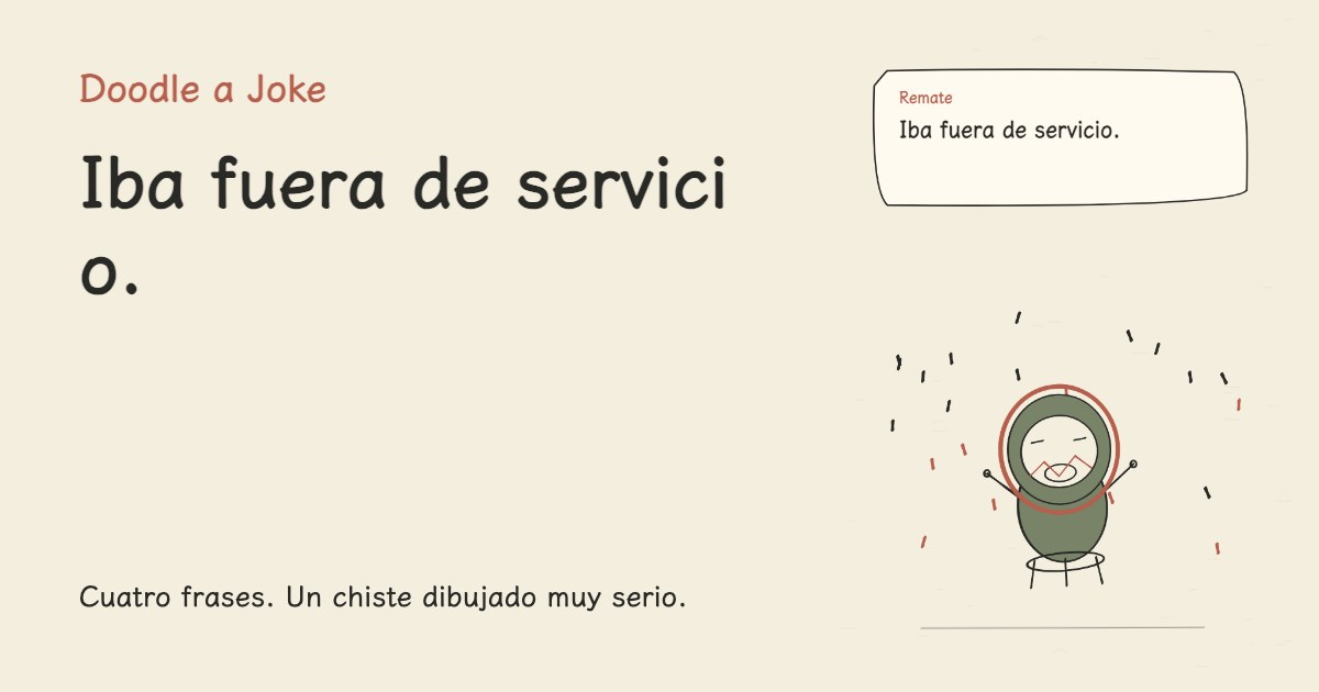 Perdí el autobús por un segundo. Iba fuera de servicio.