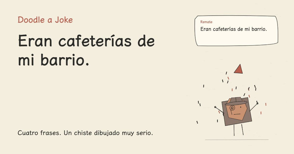 El algoritmo planeó mis vacaciones. Eran cafeterías de mi barrio.