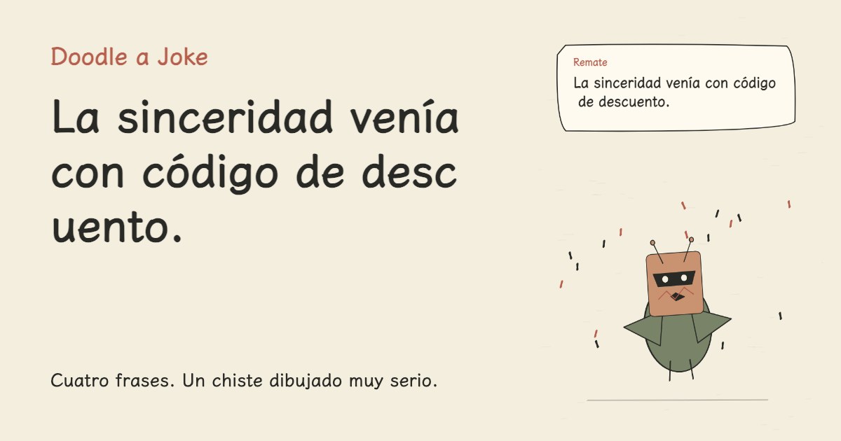 Seguí a un creador por su sinceridad. La sinceridad venía con código de descuento.