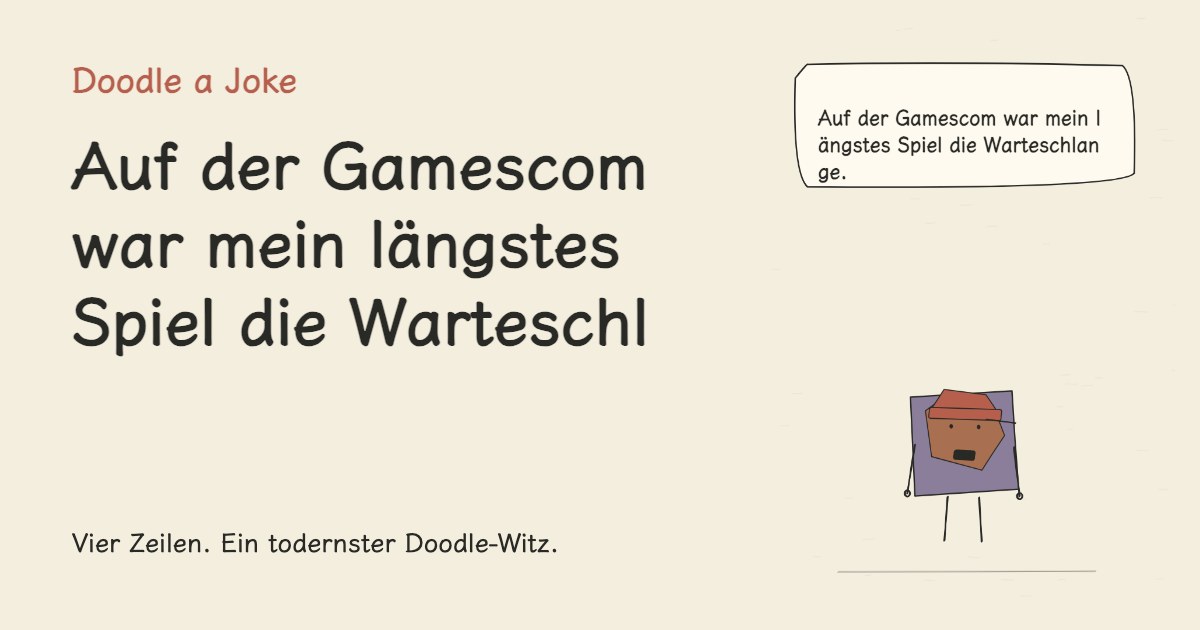 Auf der Gamescom war mein längstes Spiel die Warteschlange.