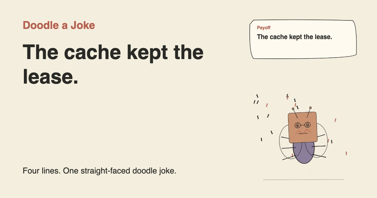 I moved the model onto my laptop. The cache kept the lease.