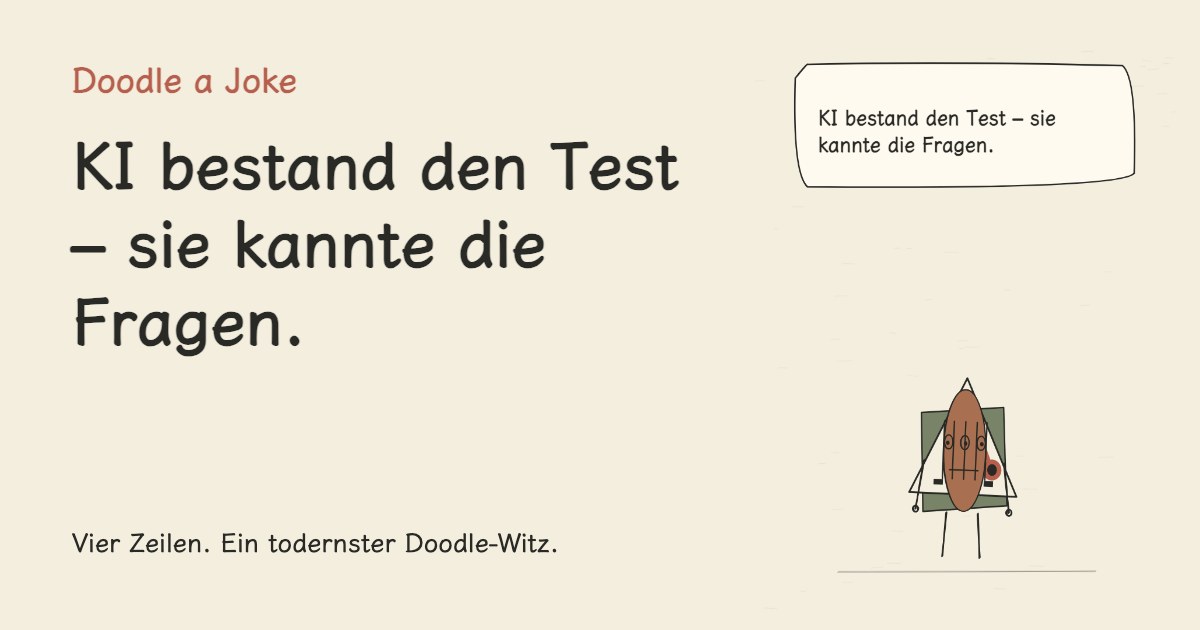 KI bestand den Test – sie kannte die Fragen.