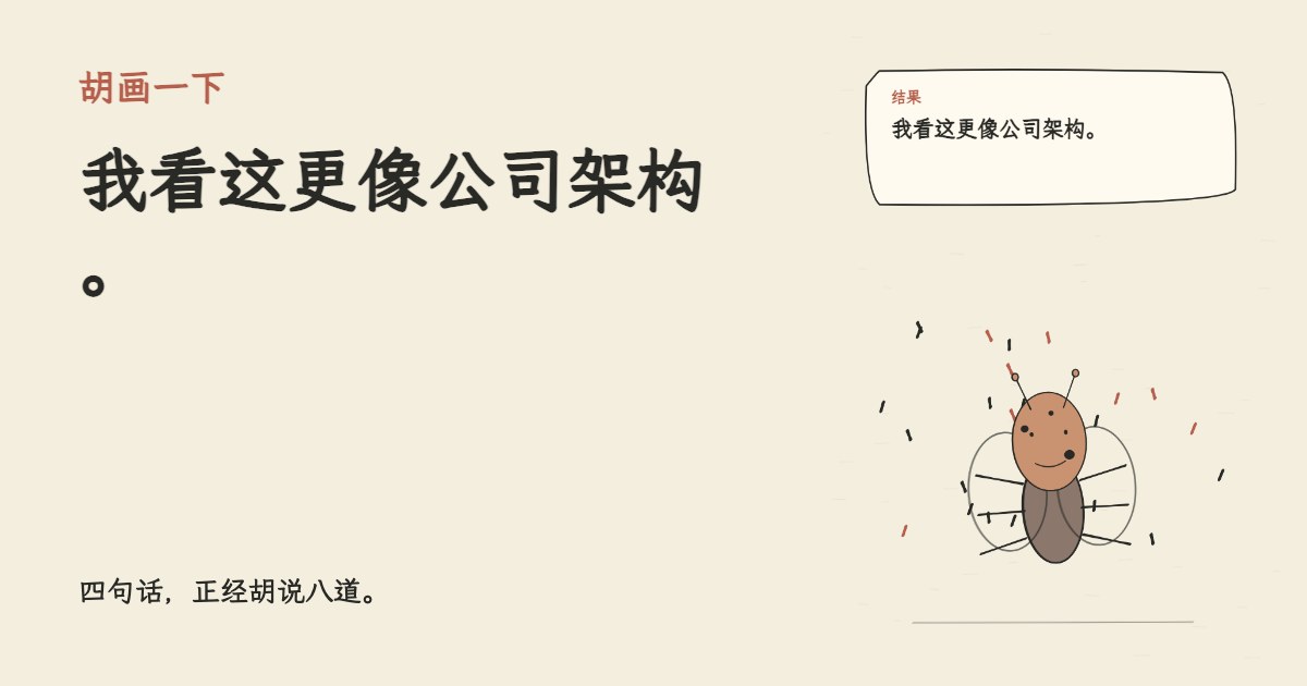 我让代理找三个子代理。 我看这更像公司架构。