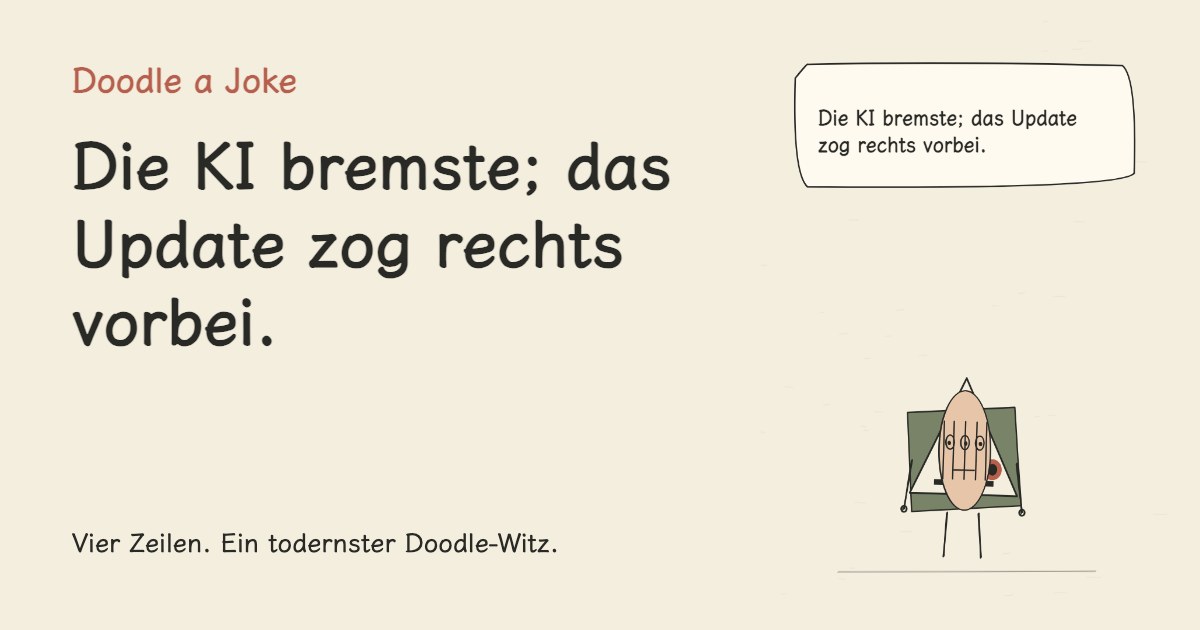 Die KI bremste; das Update zog rechts vorbei.