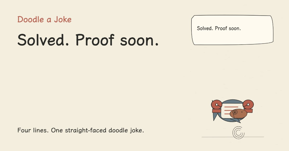 Solved. Proof soon.