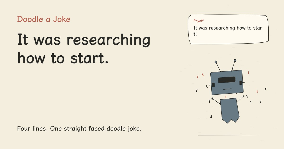 The agent opened the browser. It was researching how to start.