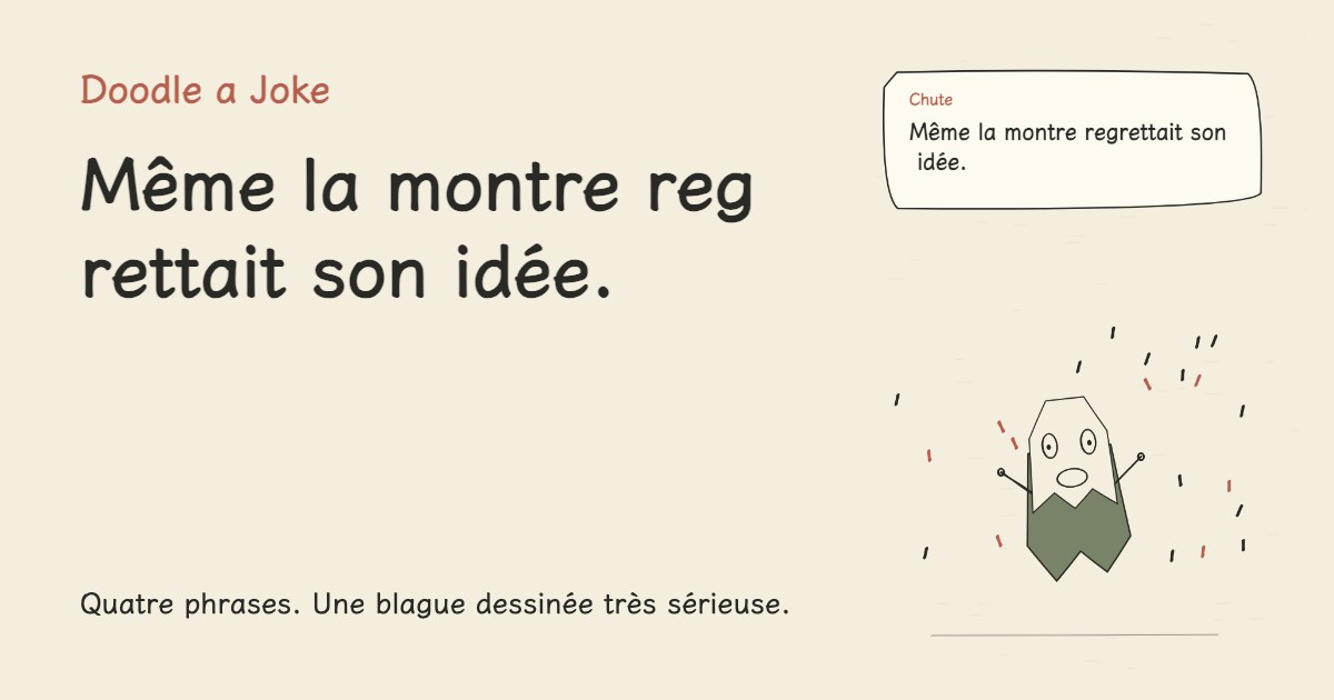 Ma montre m'a proposé une petite course. Même la montre regrettait son idée.