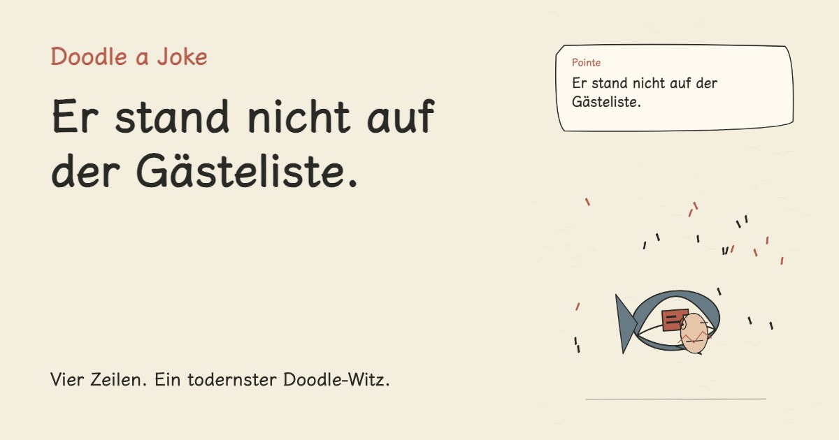 Ich fragte nach den Rechten des Assistenten. Er stand nicht auf der Gästeliste.