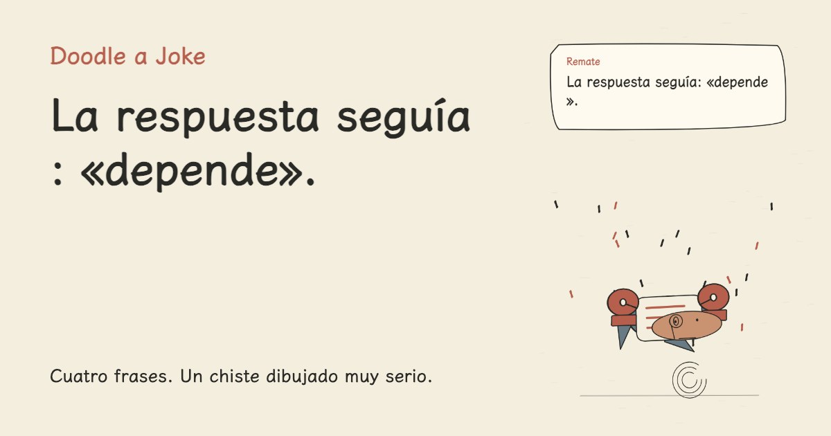 Le pedí a la IA que explicara su decisión. La respuesta seguía: «depende».