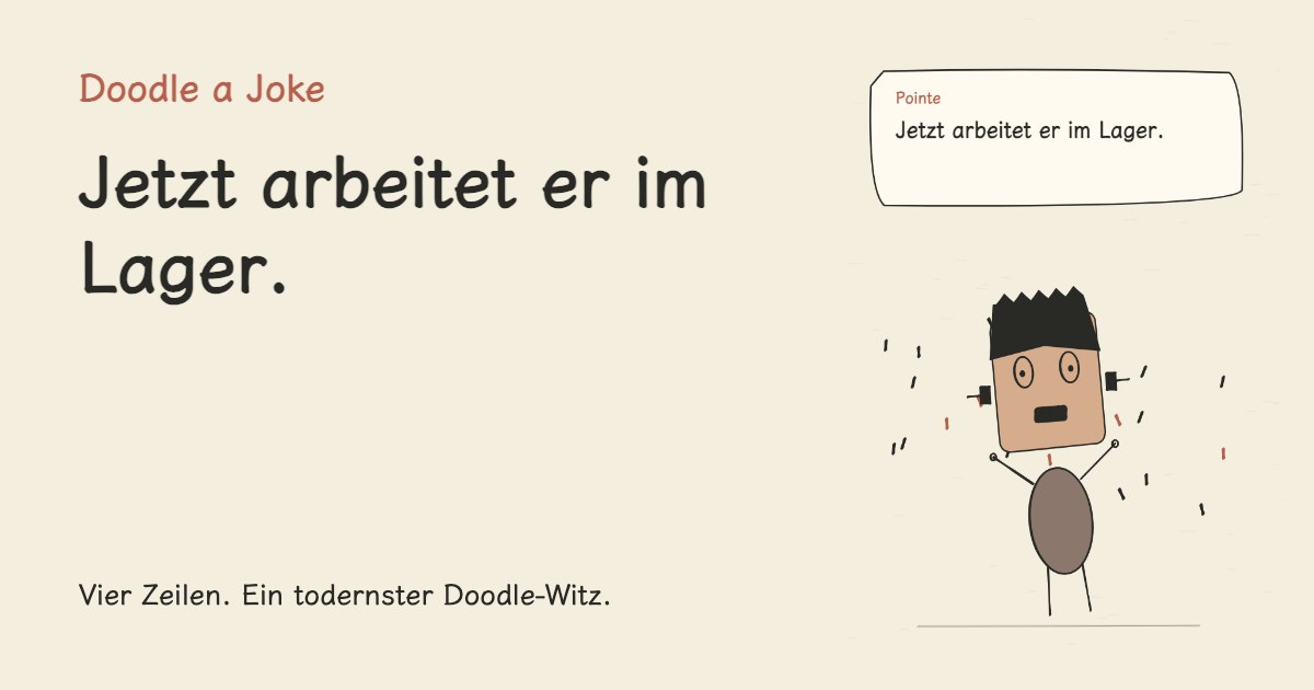 Der Roboter sollte den Haushalt übernehmen. Jetzt arbeitet er im Lager.